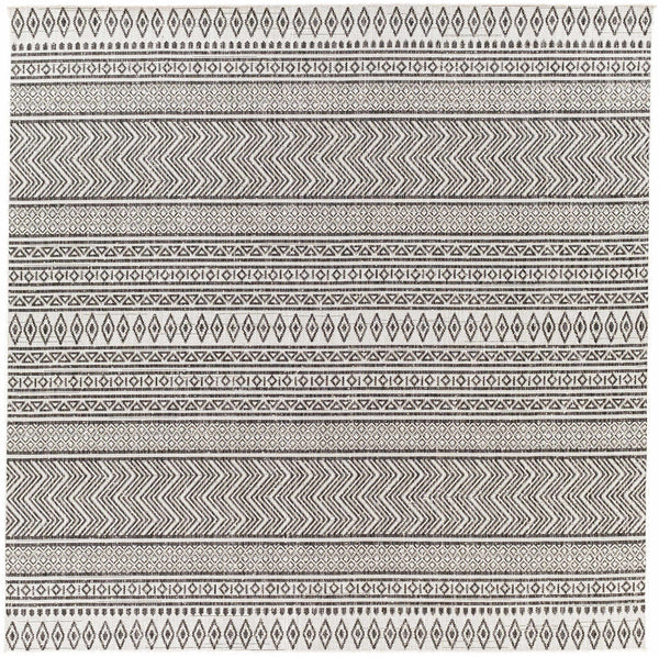 Hauteloom Imboden IMBO Black Machine Made Polypropylene Rug