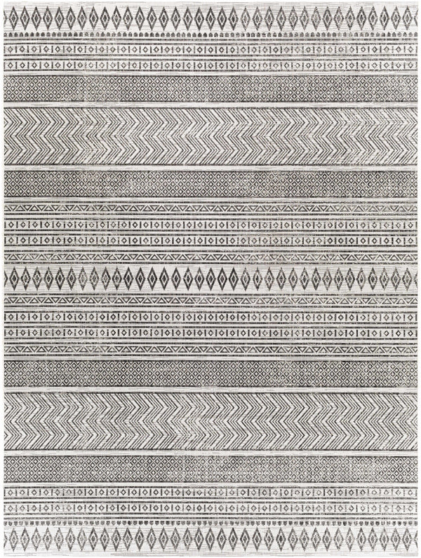 Hauteloom Imboden IMBO Black Machine Made Polypropylene Rug