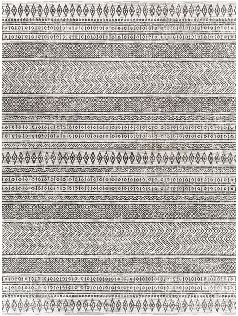 Hauteloom Imboden IMBO Black Machine Made Polypropylene Rug
