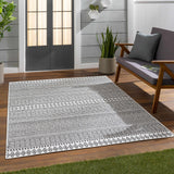 Hauteloom Imboden IMBO Black Machine Made Polypropylene Rug