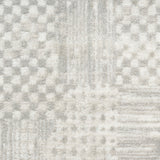 nourison glitz glz09 silver grey rug