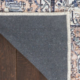 nourison grand washables grw05 ivory blue rug