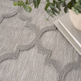 nourison easy care nes01 silver grey rug