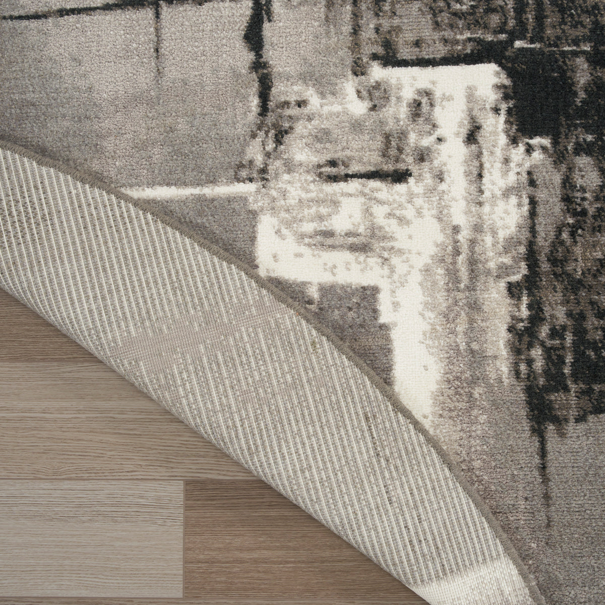 nourison twilight twi30 grey ivory black rug