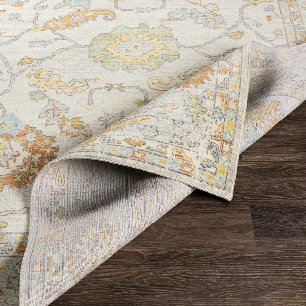 Hauteloom Inala INAL Ivory Machine Made Polypropylene Rug