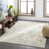Hauteloom Inala INAL Ivory Machine Made Polypropylene Rug