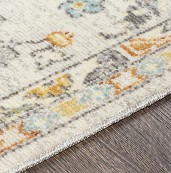 Hauteloom Inala INAL Ivory Machine Made Polypropylene Rug