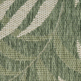 nourison garden oasis goa01 green ivory rug