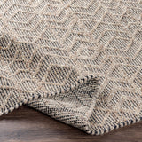 surya ingrid black ivory taupe rug ing 2000