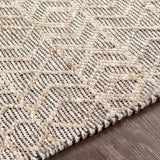 surya ingrid black ivory taupe rug ing 2000