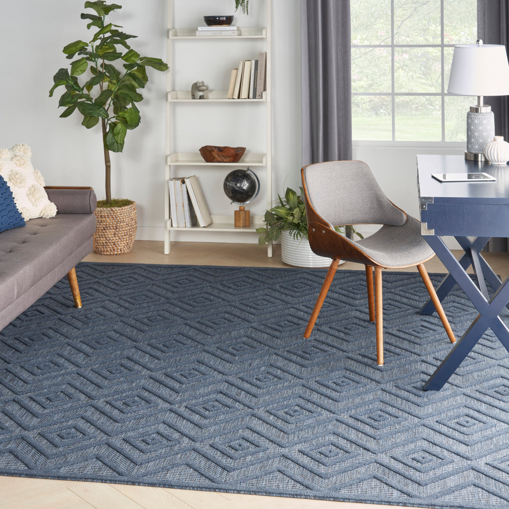 nourison versatile nrv01 navy blue rug