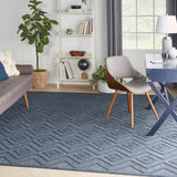nourison versatile nrv01 navy blue rug