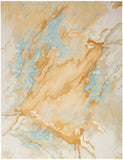nourison prismatic prs36 sand blue rug