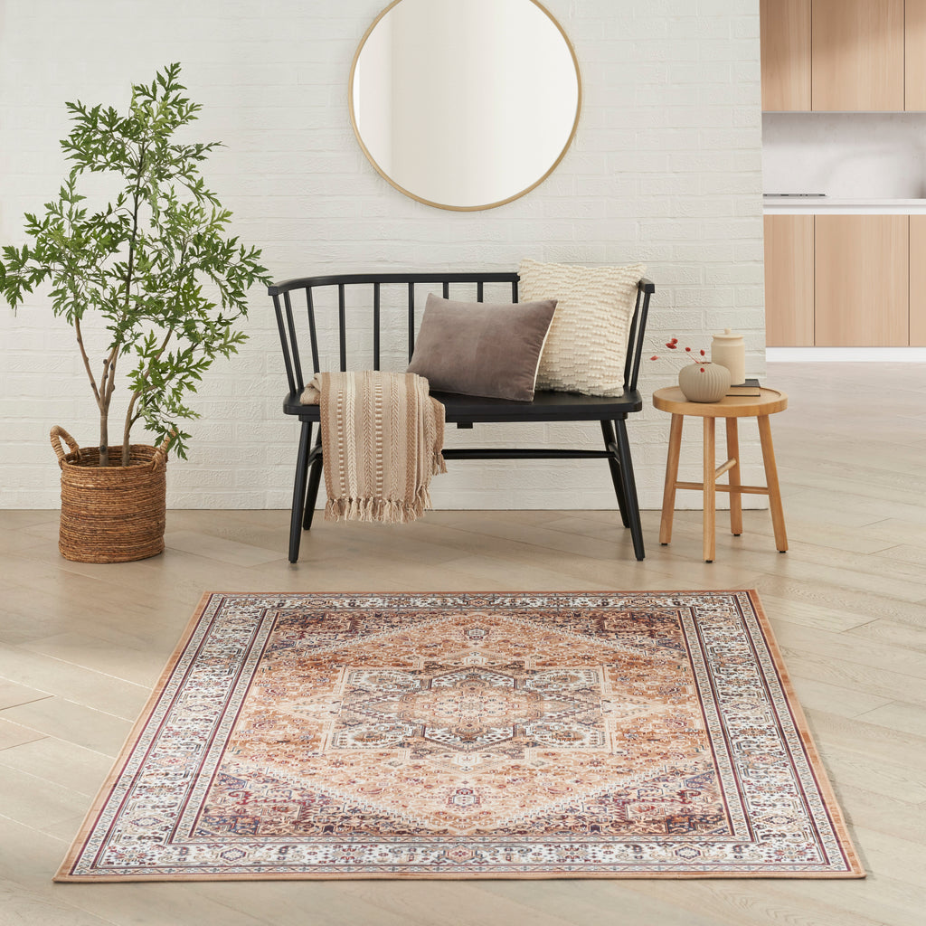 nourison vintage home vnh01 gold rug