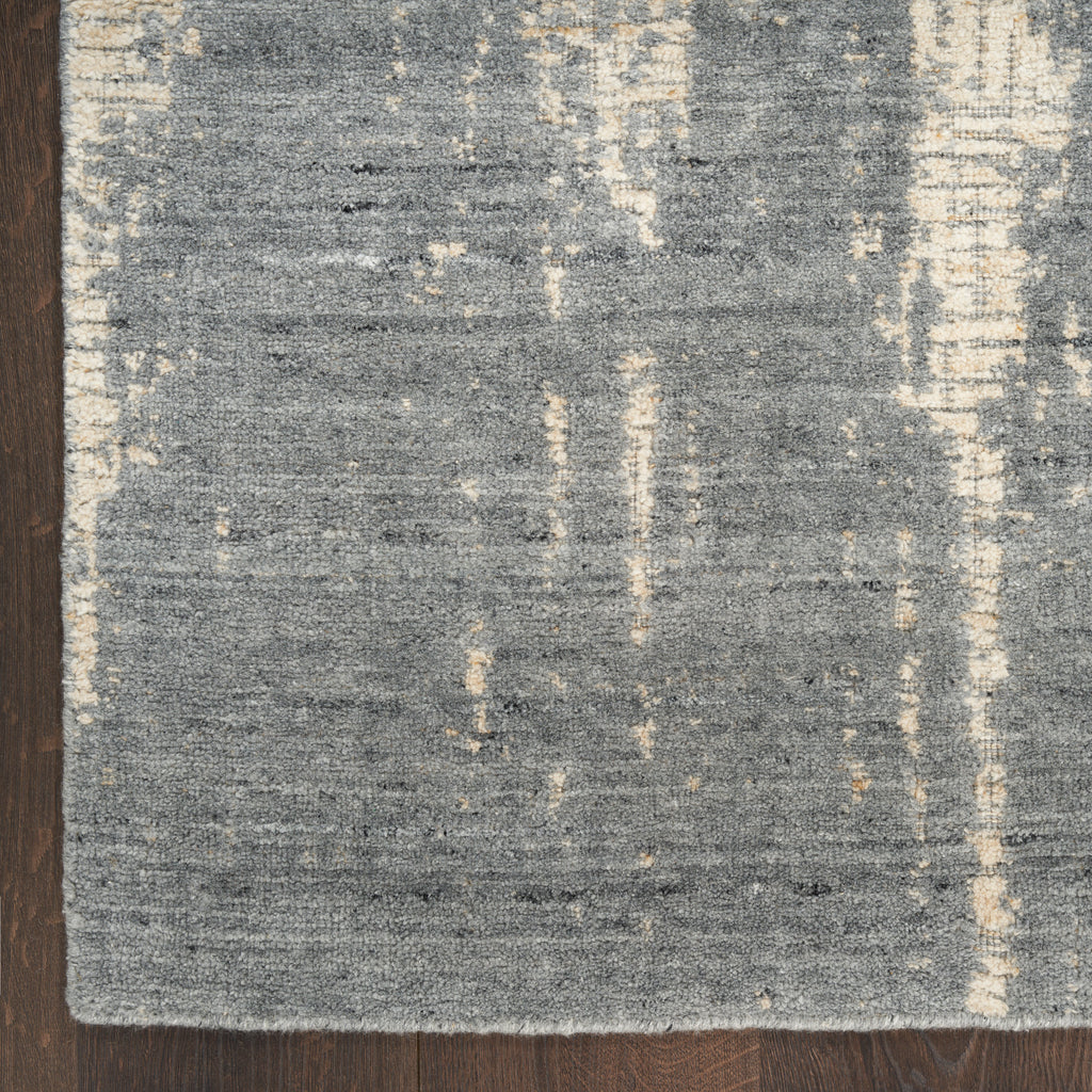 nourison harmony hay03 slate beige rug