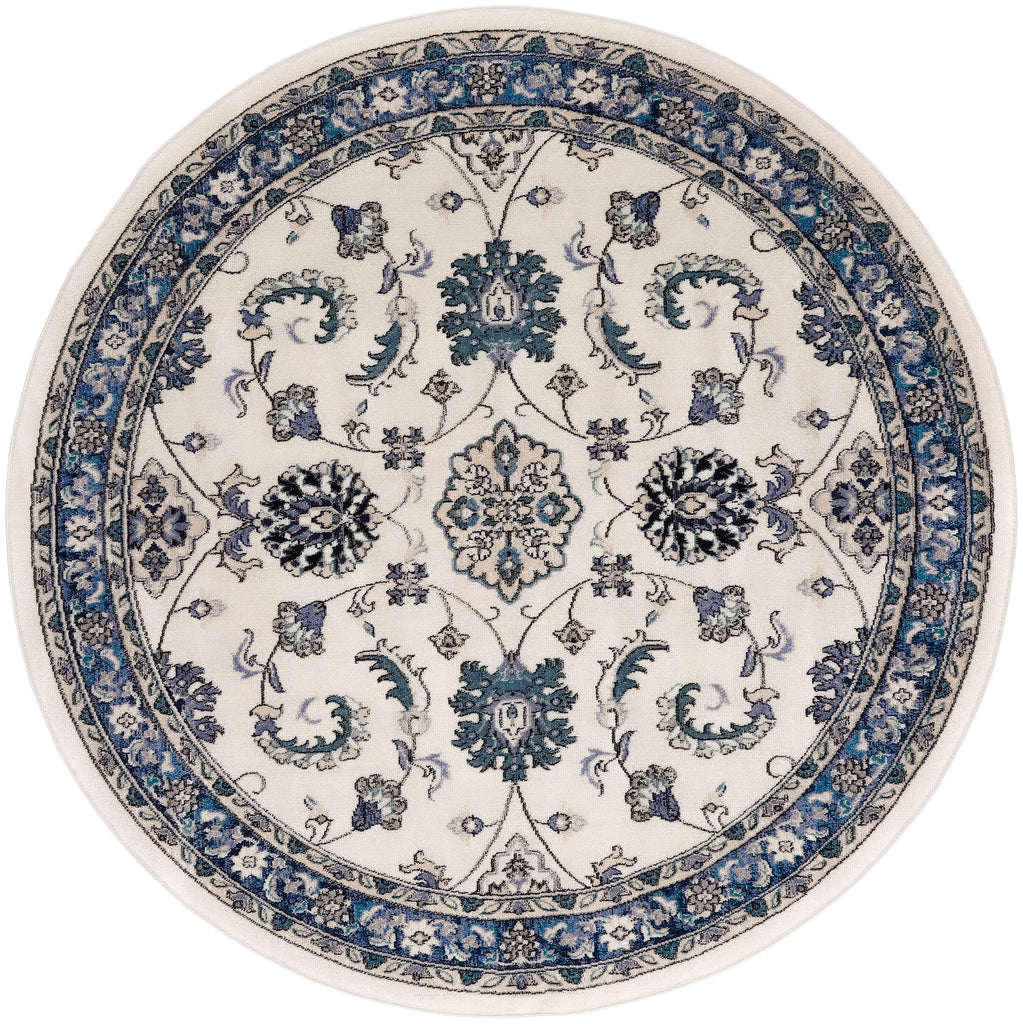nourison nourison essentials nre05 ivory blue rug