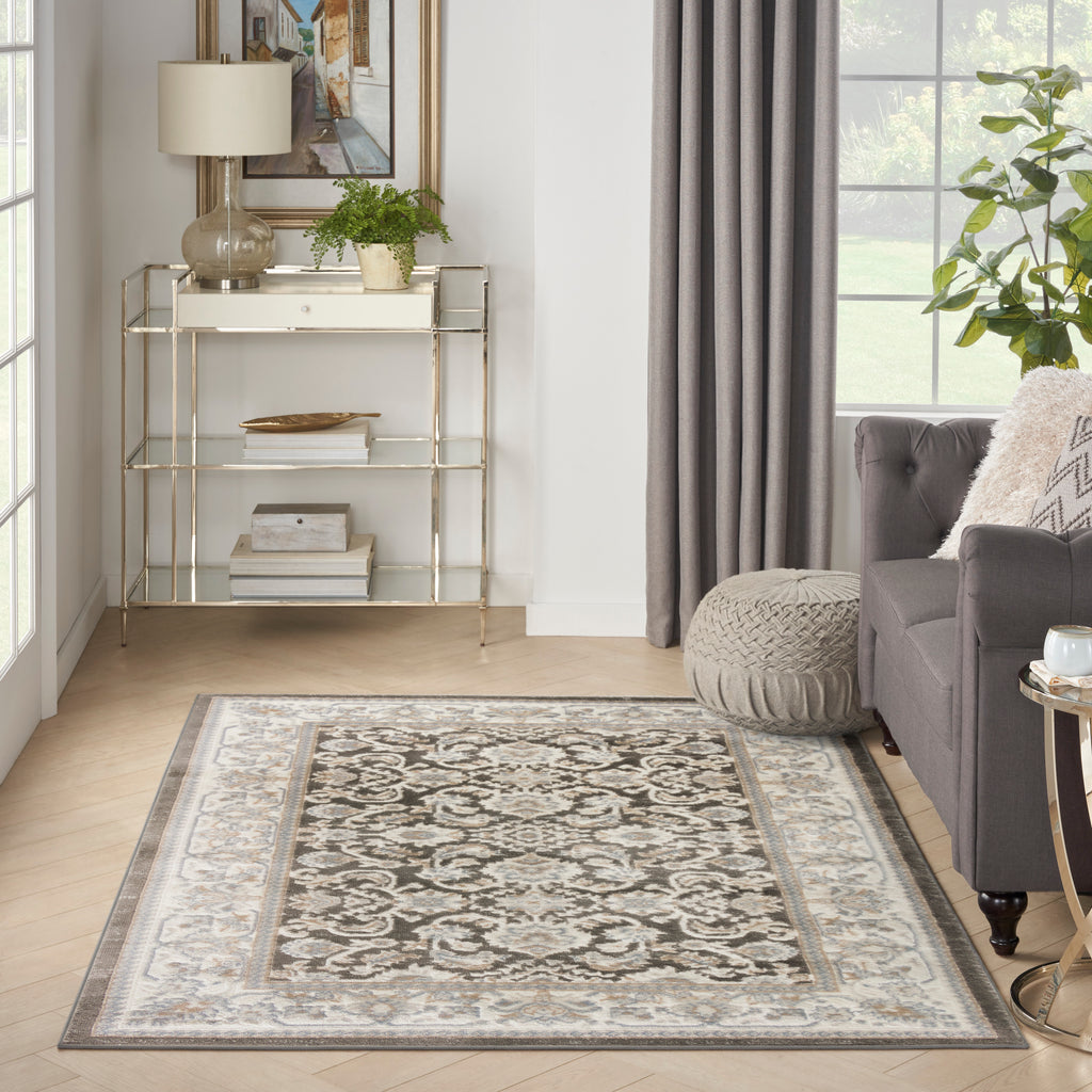 nourison serenity home srh02 ivory grey blue rug