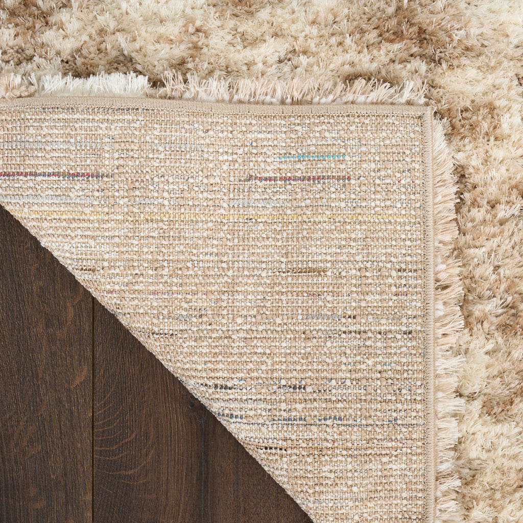 nourison dreamy shag drs10 ivory dark beige rug