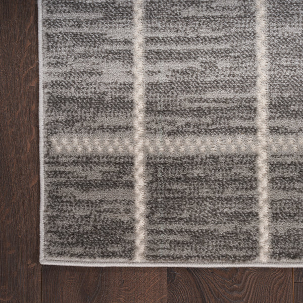nourison serenity home srh05 grey ivory rug