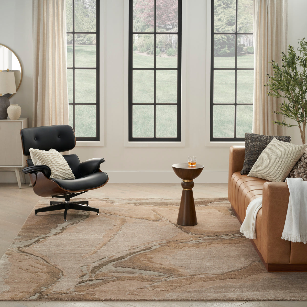 nourison silk shadows sha24 beige silver rug