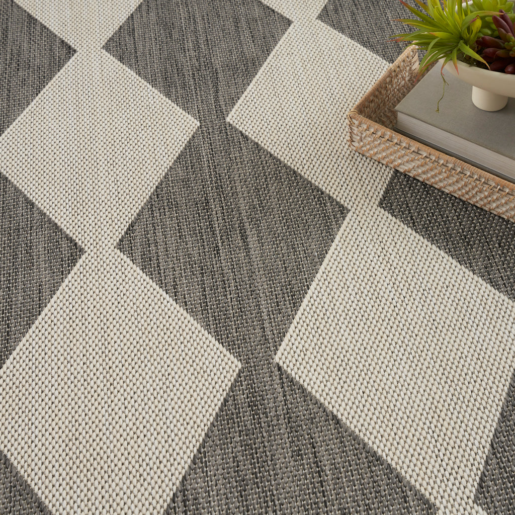 nourison positano pos04 charcoal rug
