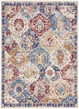 nourison grafix grf31 blue multicolor rug