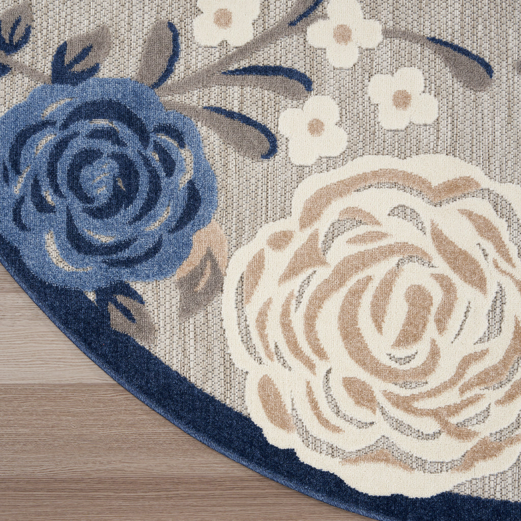 nourison aloha alh32 blue grey rug