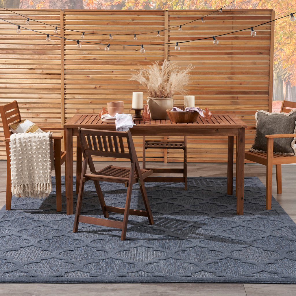 nourison easy care nes01 navy blue rug