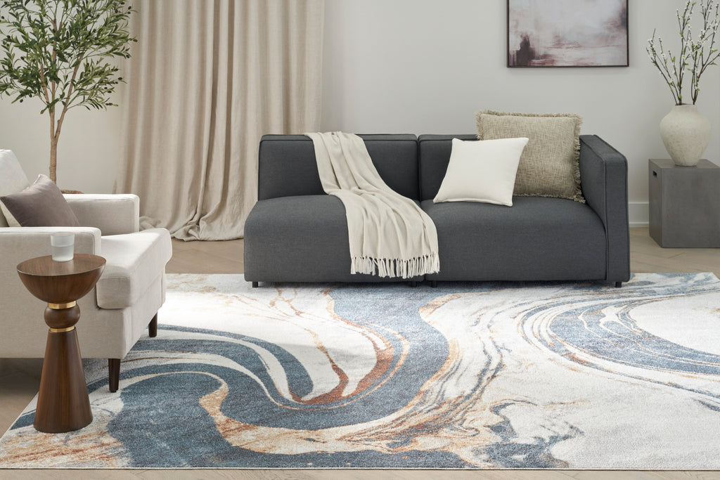 nourison astra machine washable asw15 ivory blue rug
