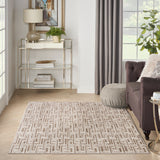 nourison serenity home srh04 mocha ivory rug