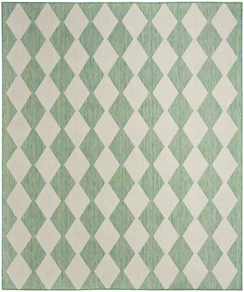 nourison positano pos04 blue green rug