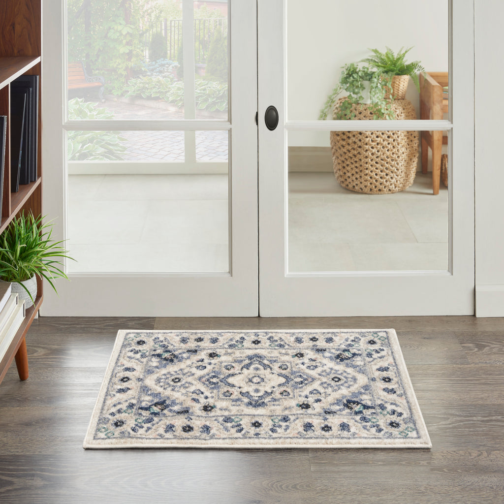nourison passion psn33 ivory grey rug