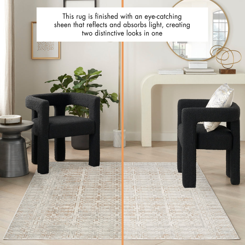 nourison desire dsr07 ivory beige rug