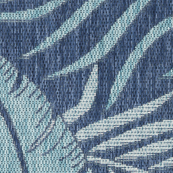 nourison garden oasis goa02 navy rug