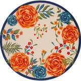 nourison aloha alh32 multicolor rug