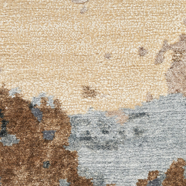 nourison silk shadows sha23 beige blue rug
