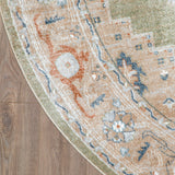 nourison astra machine washable asw11 sage multicolor rug