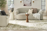 nourison astra machine washable asw12 ivory green rug