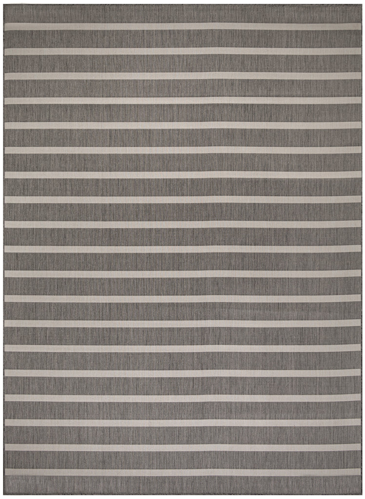 nourison positano pos03 charcoal ivory rug