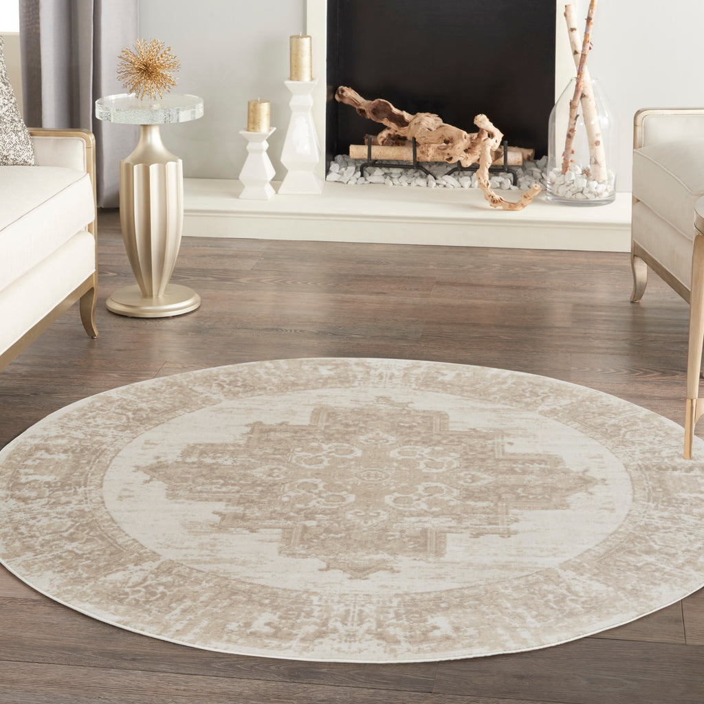 nourison grafix grf14 ivory beige rug