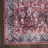 nourison grand washables grw06 brick ivory rug