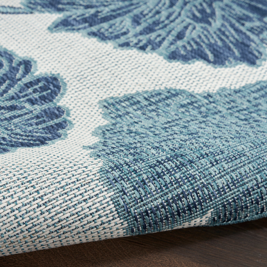 nourison garden oasis goa04 blue rug