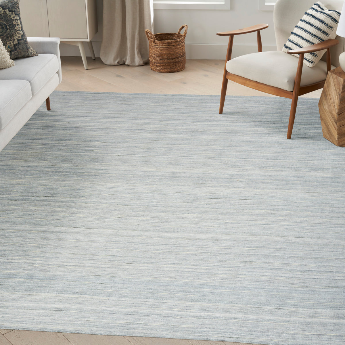nourison interweave iwv01 light blue rug