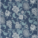 nourison garden oasis goa03 navy rug