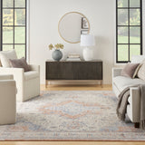nourison nourison essentials persian nre07 beige blue rug