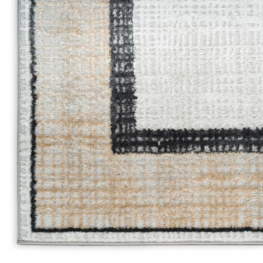 nourison dekor dek06 grey charcoal rug