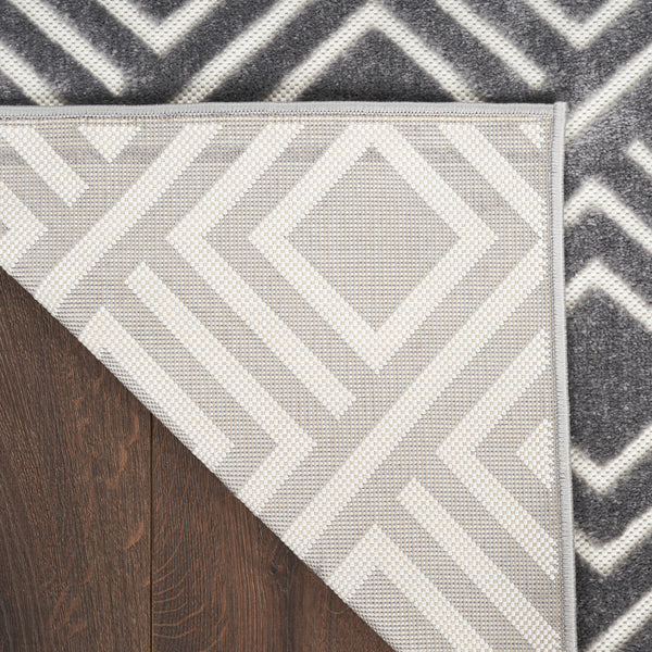 nourison care free caf03 grey rug