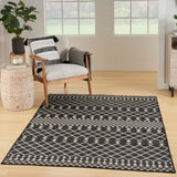 nourison positano pos02 black rug