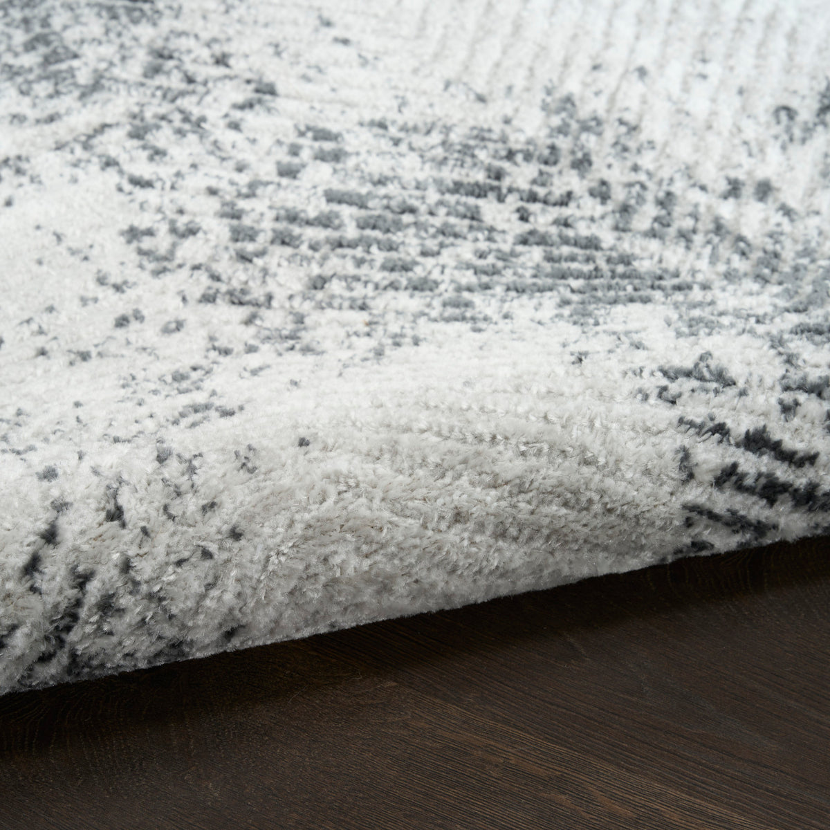 nourison dekor dek04 grey charcoal rug