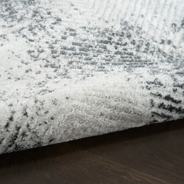 nourison dekor dek04 grey charcoal rug
